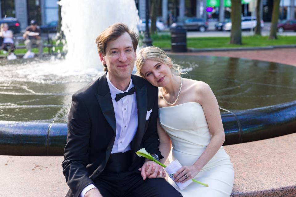 Bride & groom picture