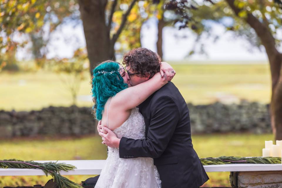 And now you may kiss...