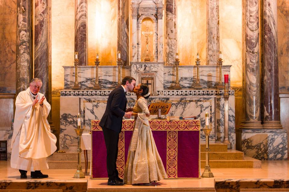 Now pronounced husband & wife