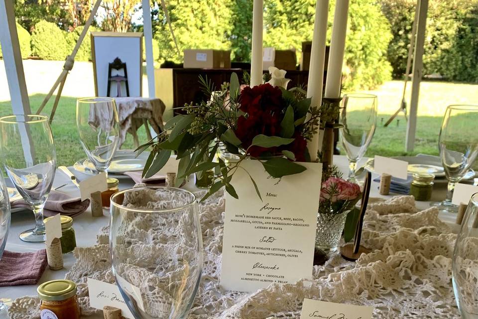 Horse-drawn carriage for wedding