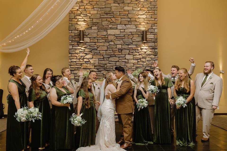 Indoor Wedding Party