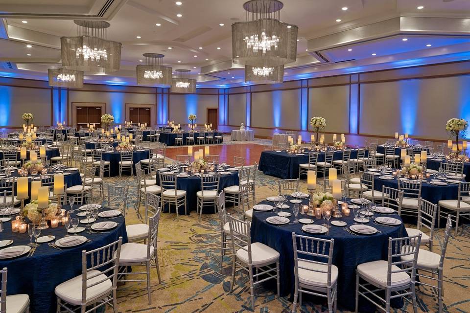 Table and chair reception