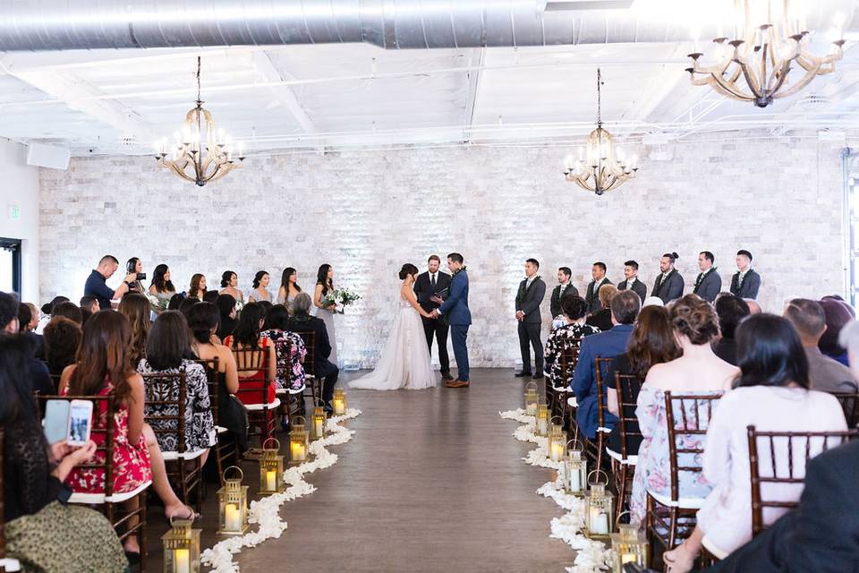 Indoor Wedding Ceremony