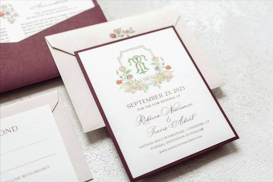 Watercolor Monogram