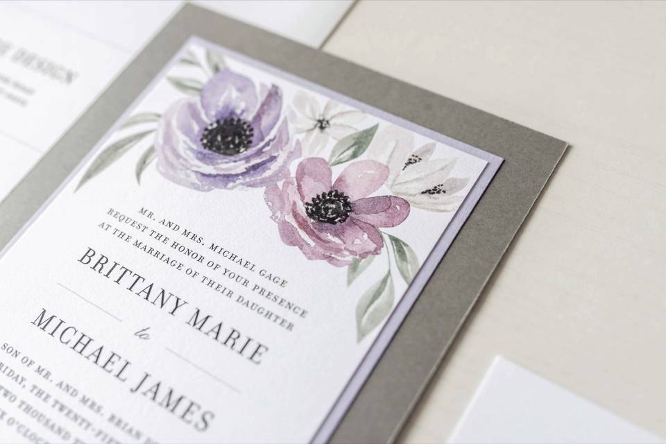 Lavender & Grey Layers