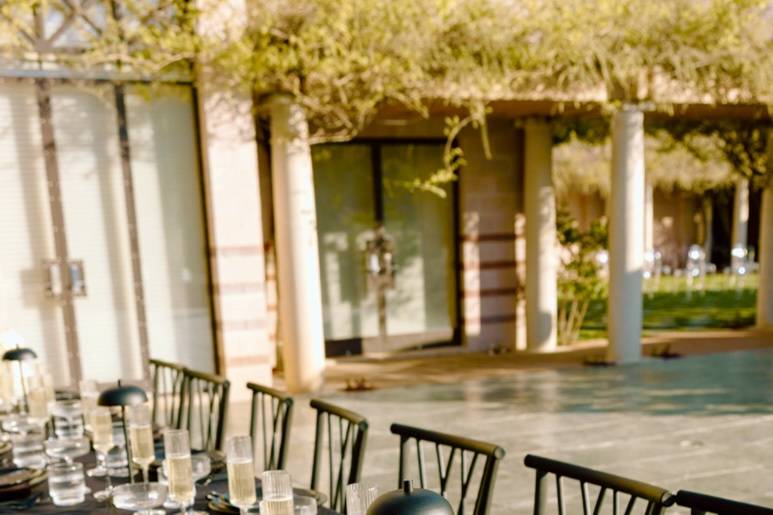 Dinner by The Fountain