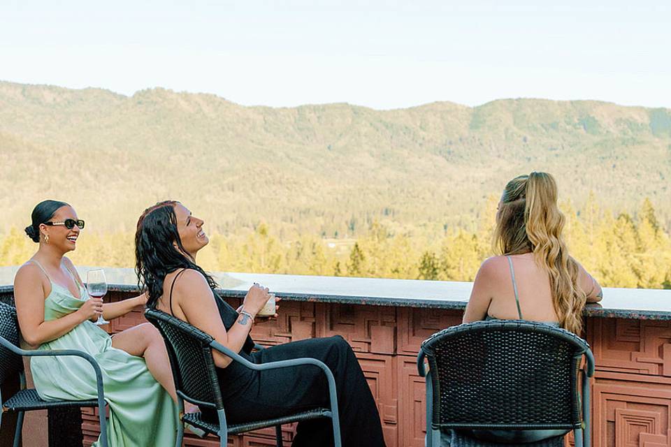 Outside Bar with a View