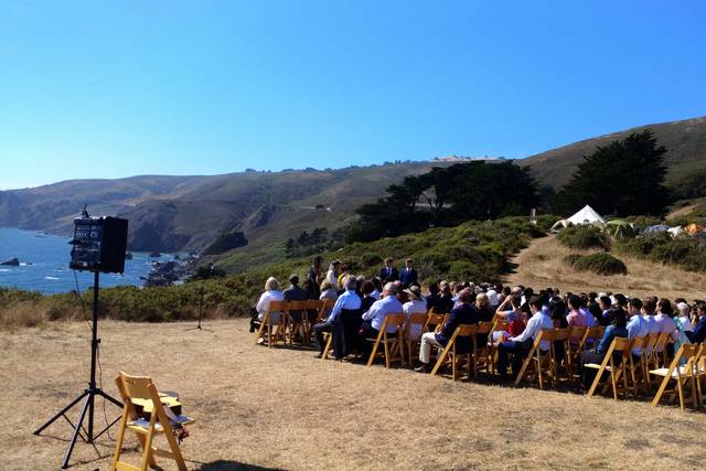 Mendocino Beach Ceremony