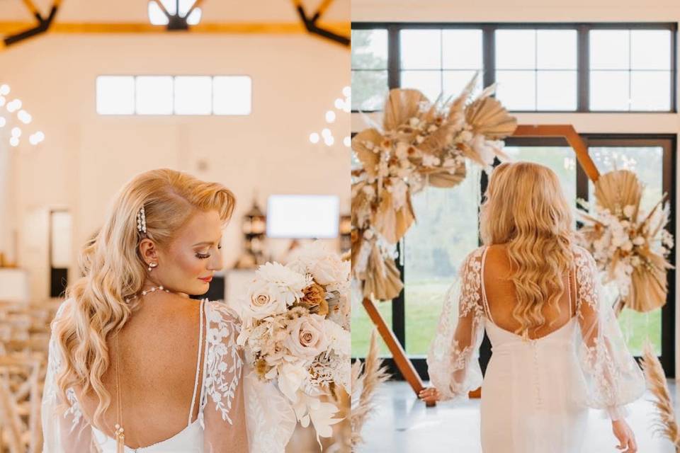 Bridal hair