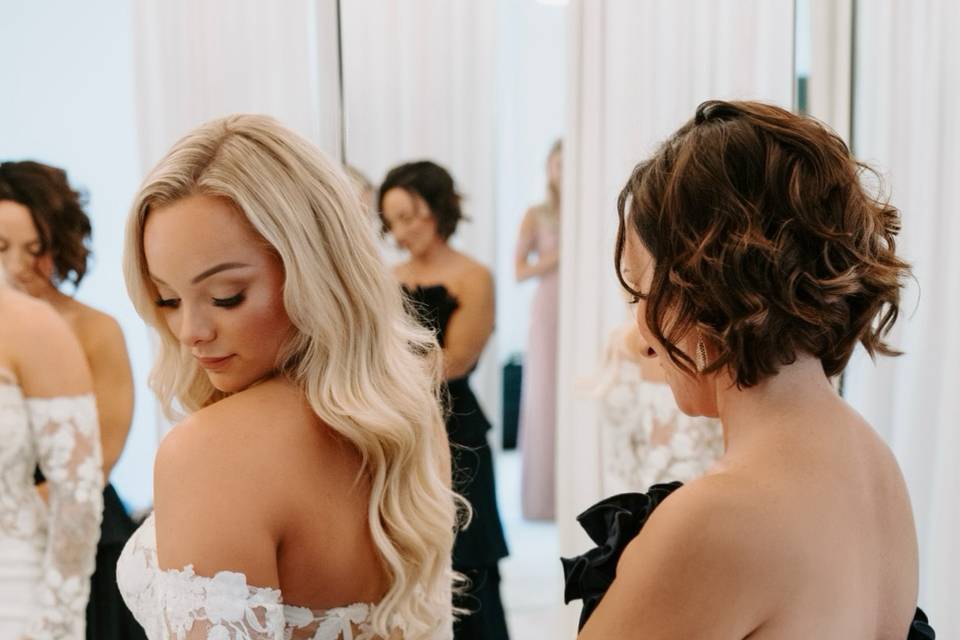 Bridal hair & makeup