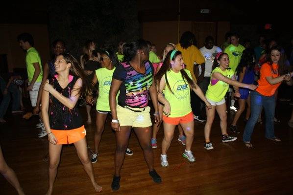 Eastside High party, everyone Wop!