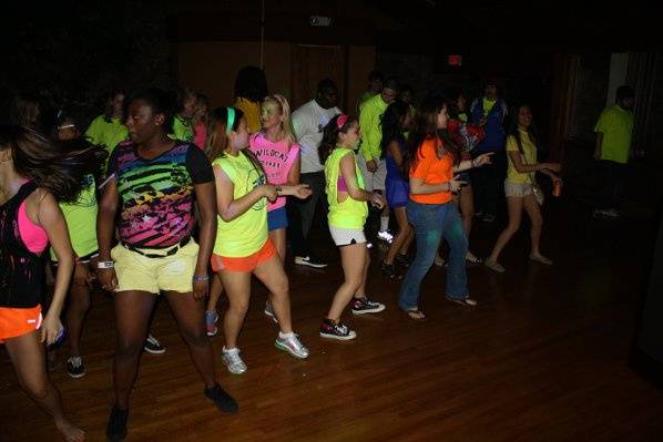 Eastside High party for Soccer teams.  Everyone wobble!