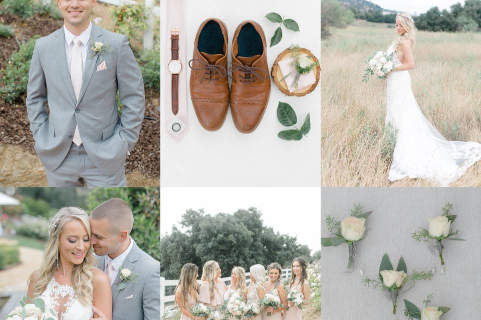 Wedding day grid