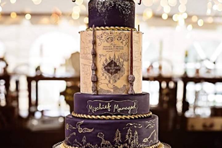 harry potter wedding cakes