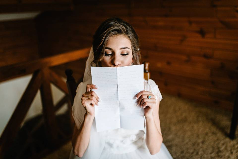Custom bride vows