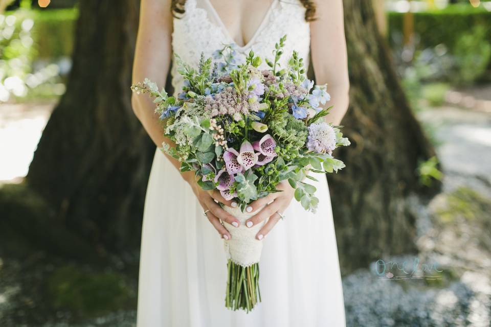 The wedding bouquet