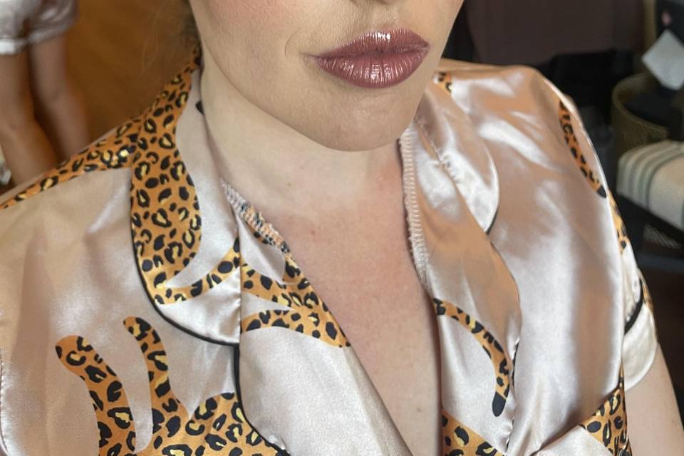 Glam makeup