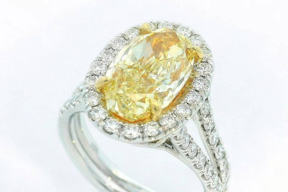 Fancy Yellow Diamond Ring
