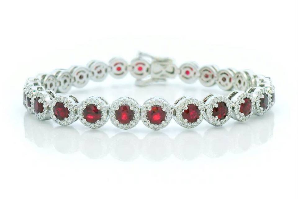 Ruby and Diamond Bracelet