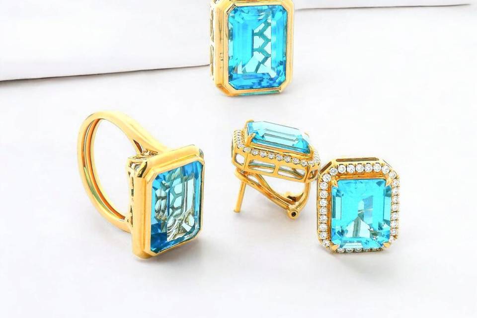 Blue Topaz Set