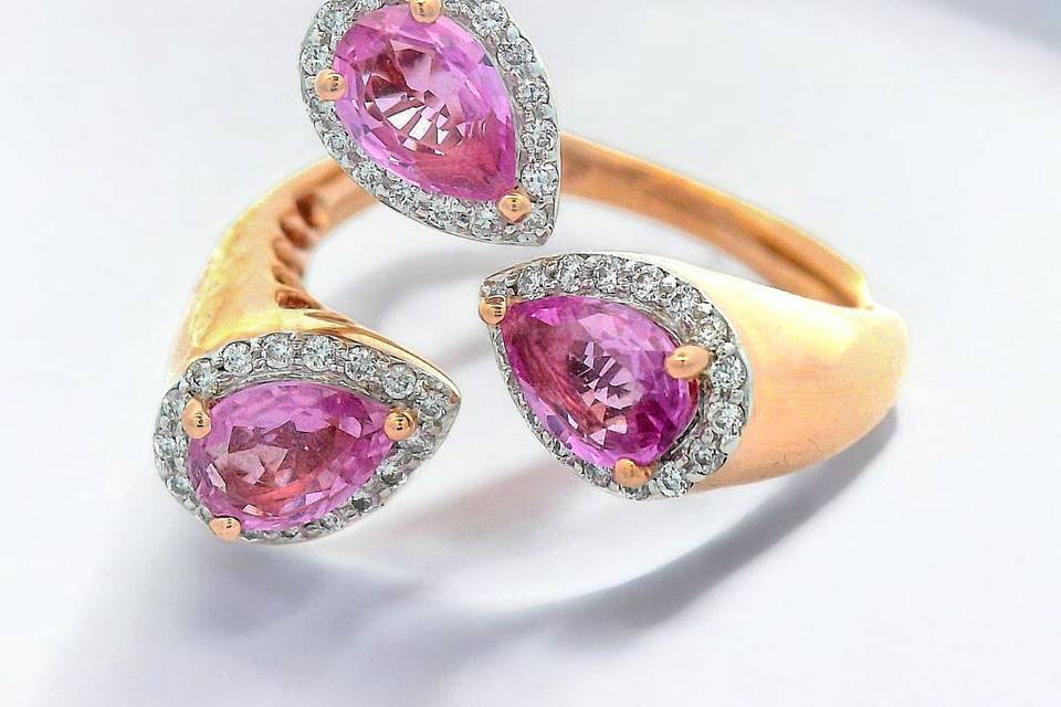 Pink Sapphire Ring