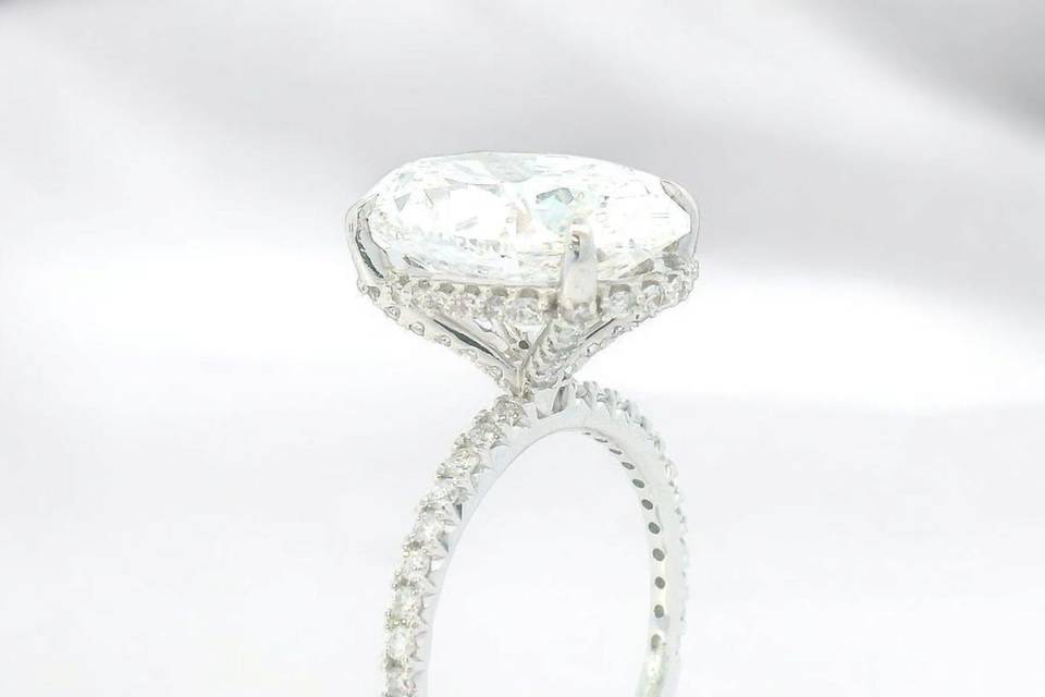 Solitaire Diamond Ring 18kt
