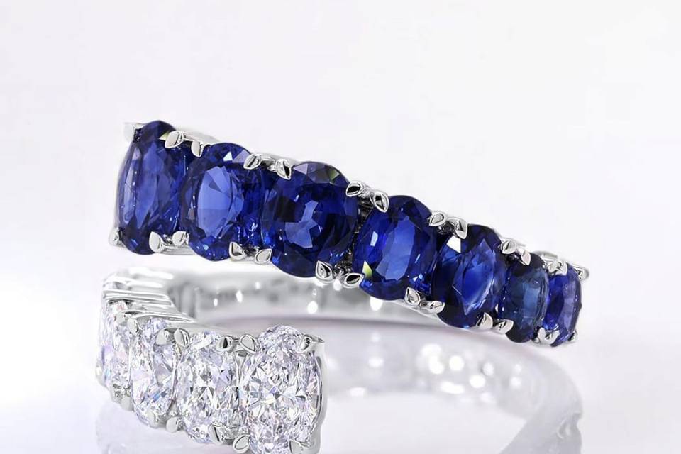 Sapphire and Diamond Ring