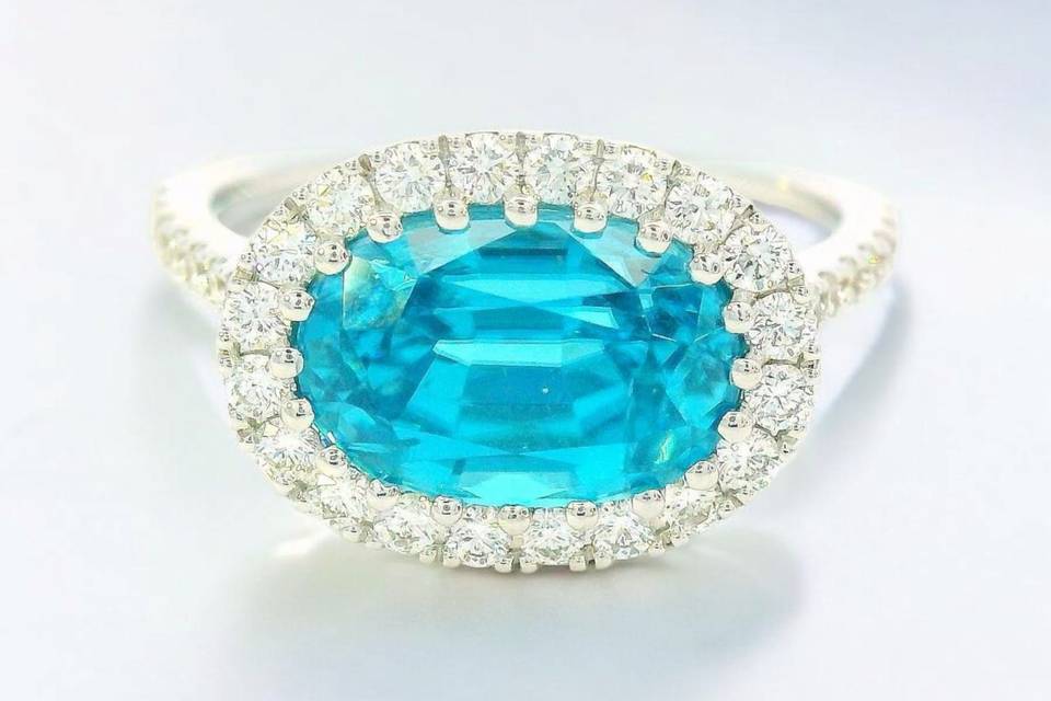 Blue Topaz Ring