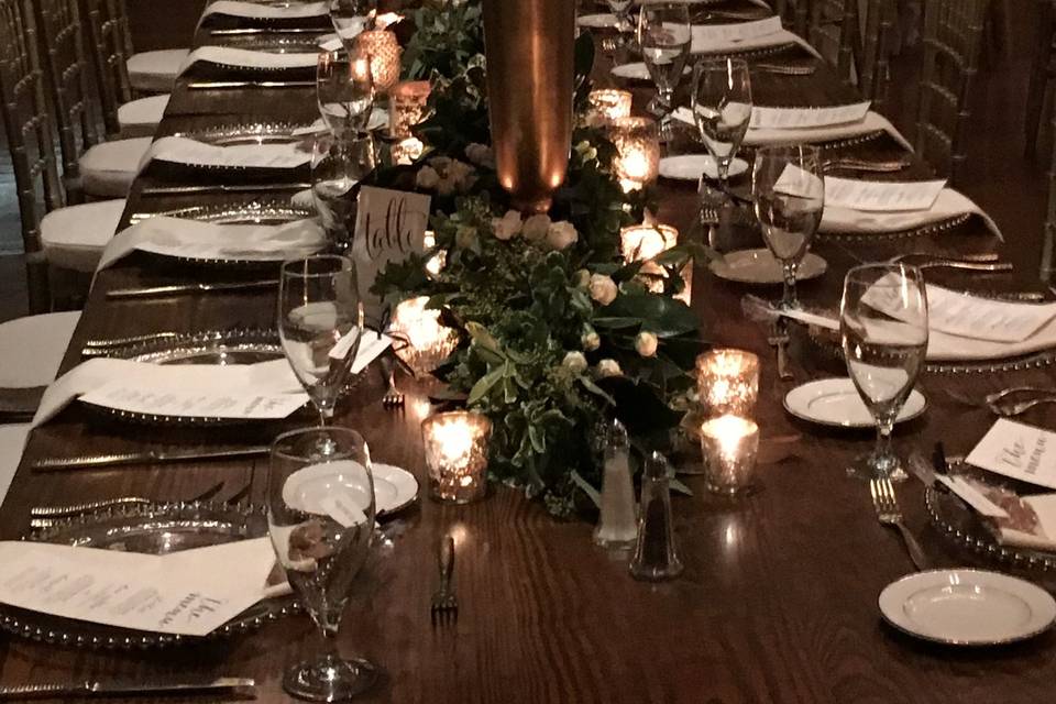 Long table setup