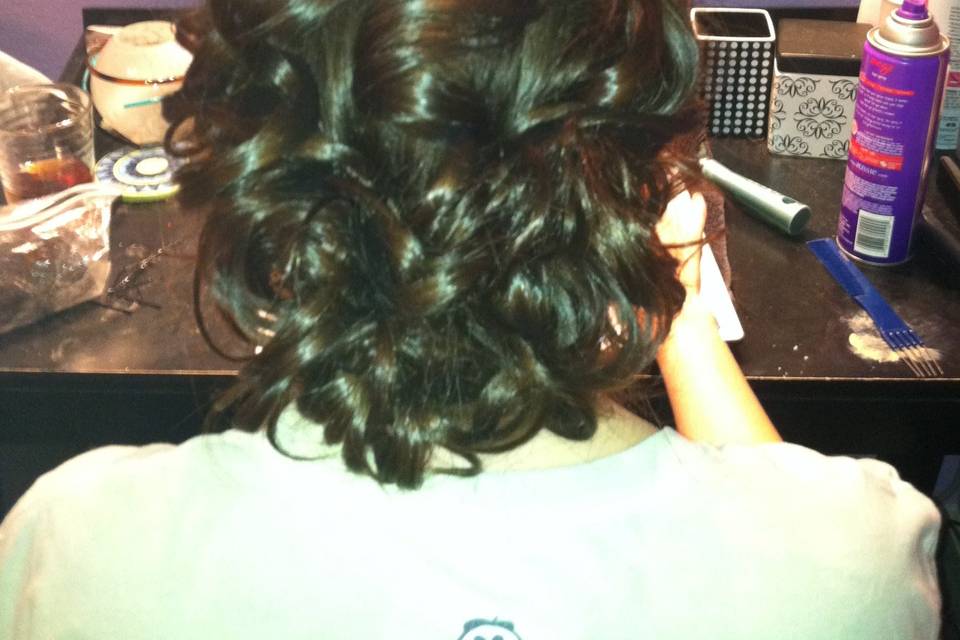 Hair by Kristen Davis