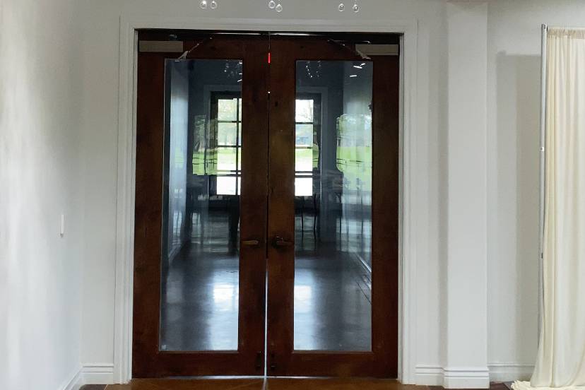 Reception hall entrance