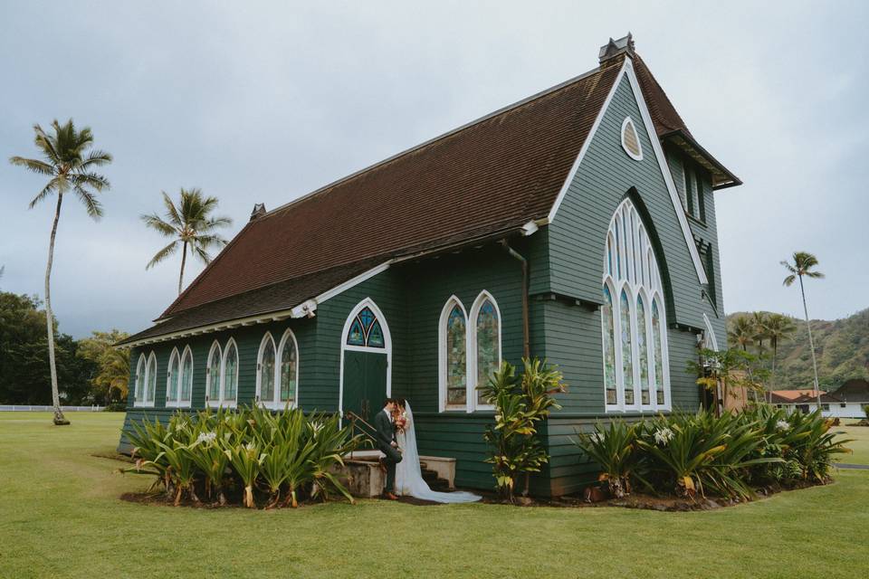 Hanalei Church Wedding