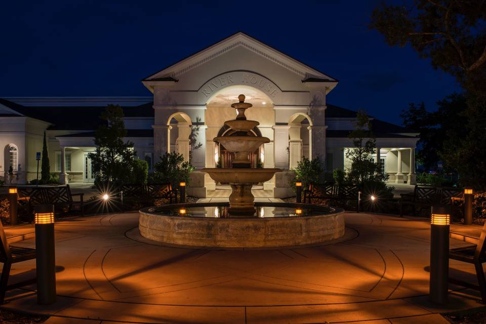 Main Entryway evening light