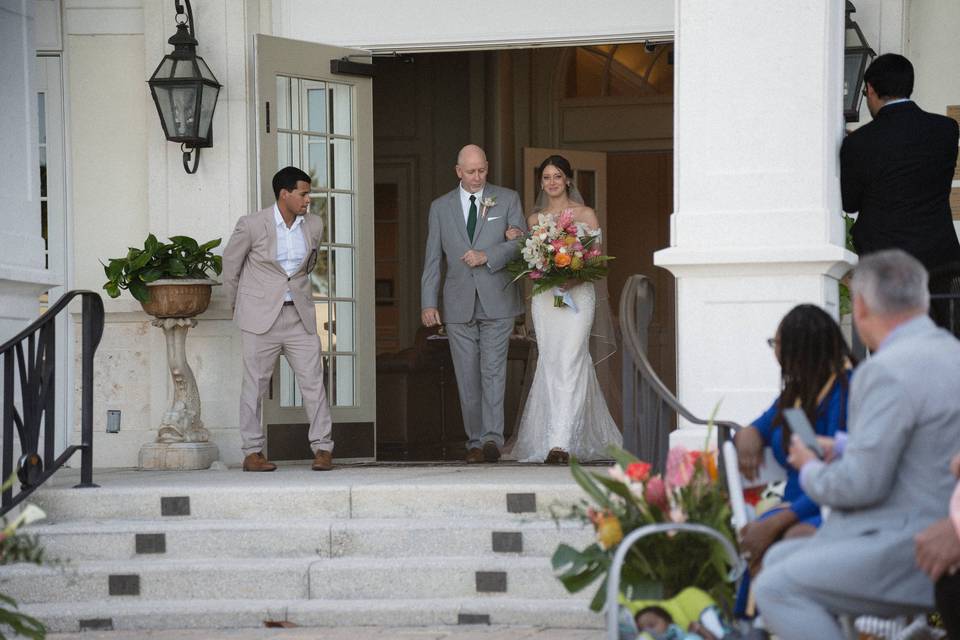 Bride Entrance/Terrace Steps