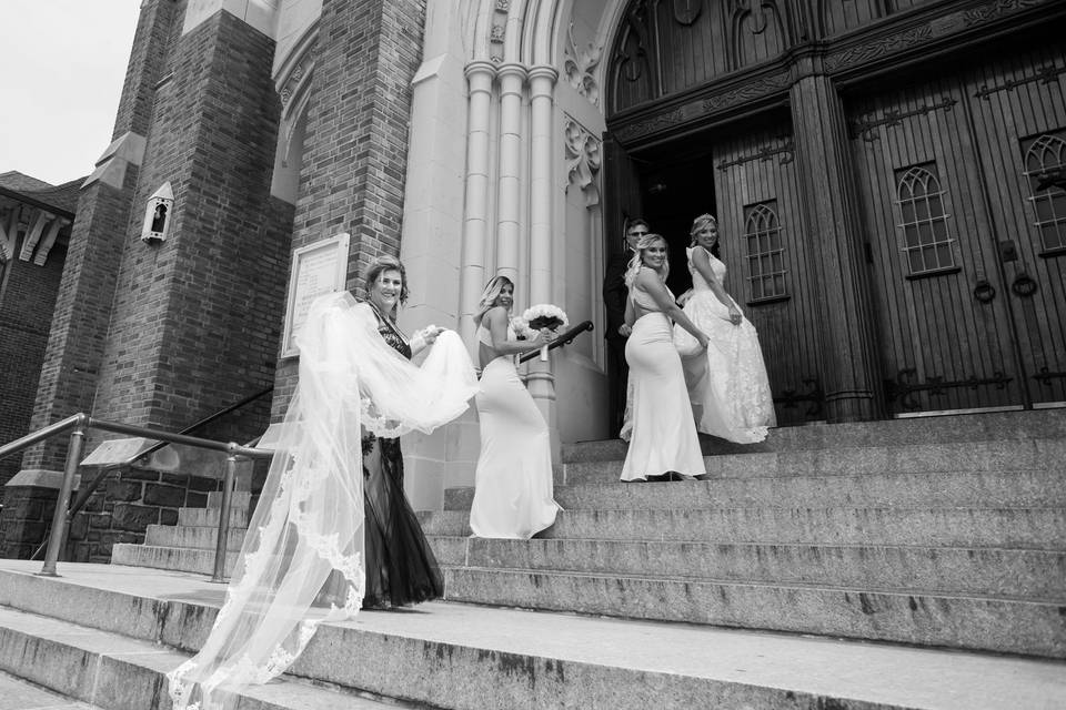 Bride's Church entrance