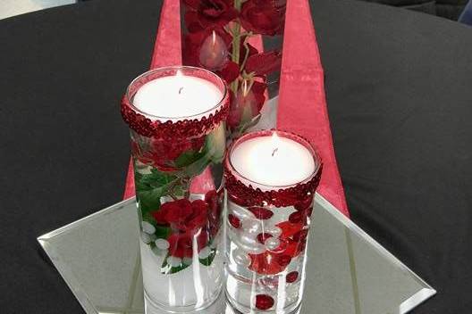 Candle centerpiece