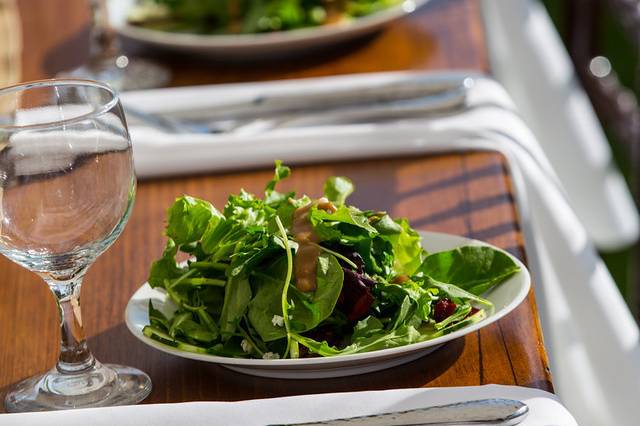 Green vegetables salad