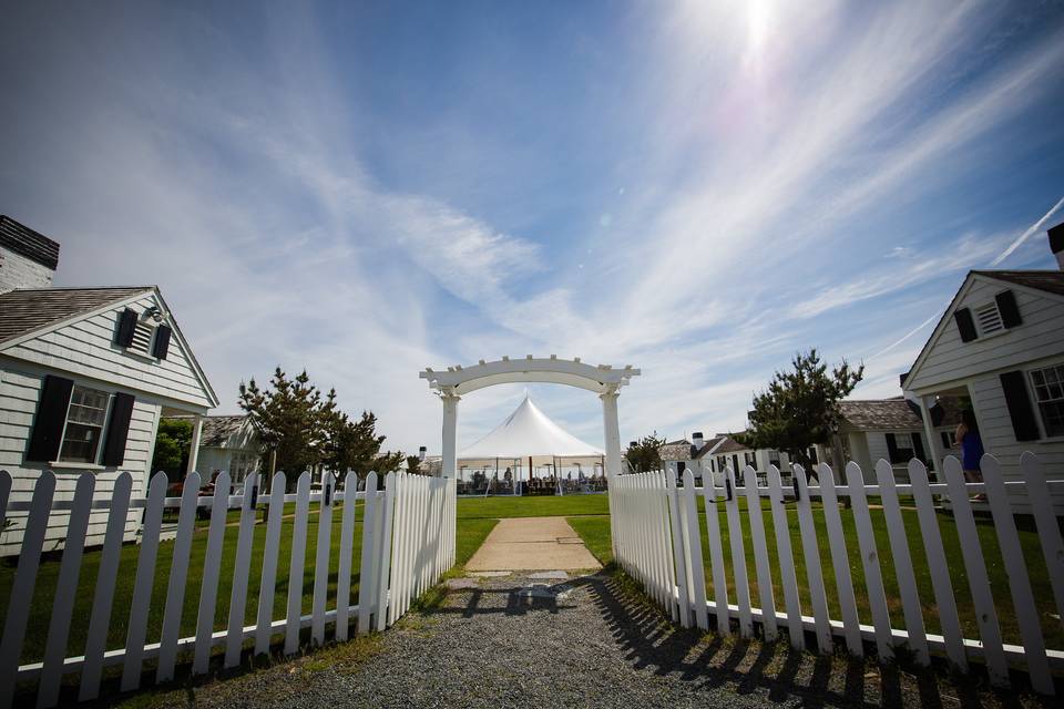 Wedding venue entrance