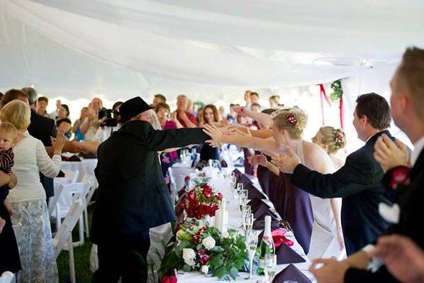 The wedding ceremony