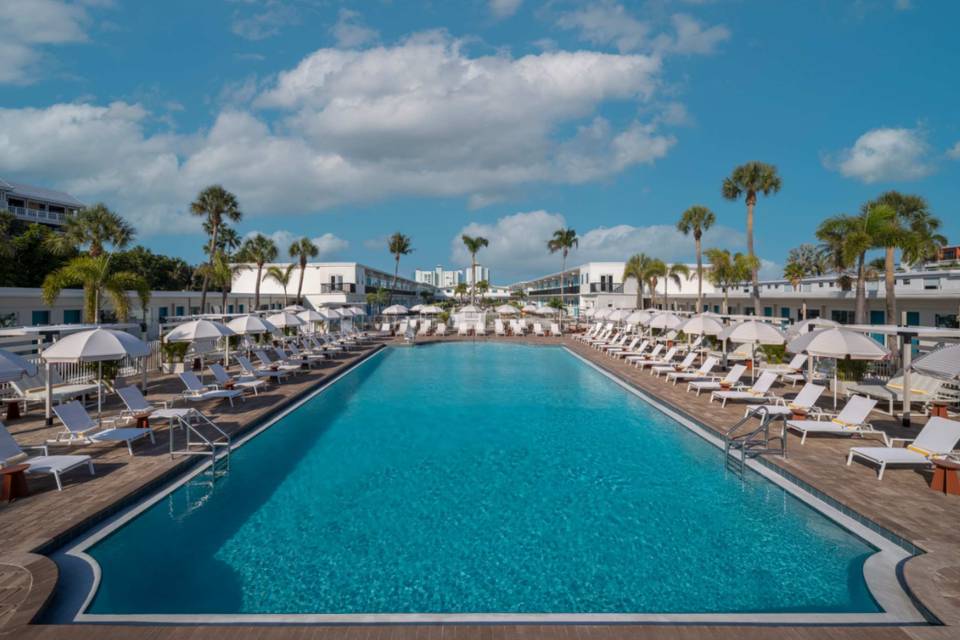 Largest Pool on St Pete Beach