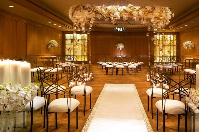 Wedding ceremony area set-up
