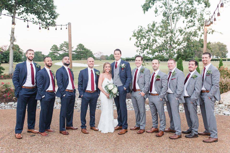 All Male Bridal Party