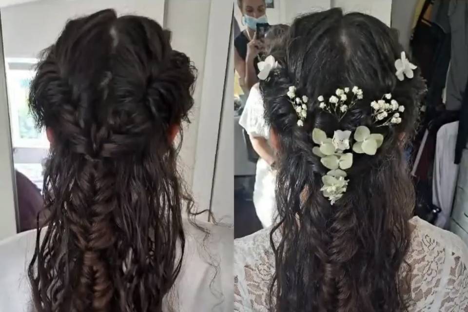 Bride Fishtail Decorative Curl