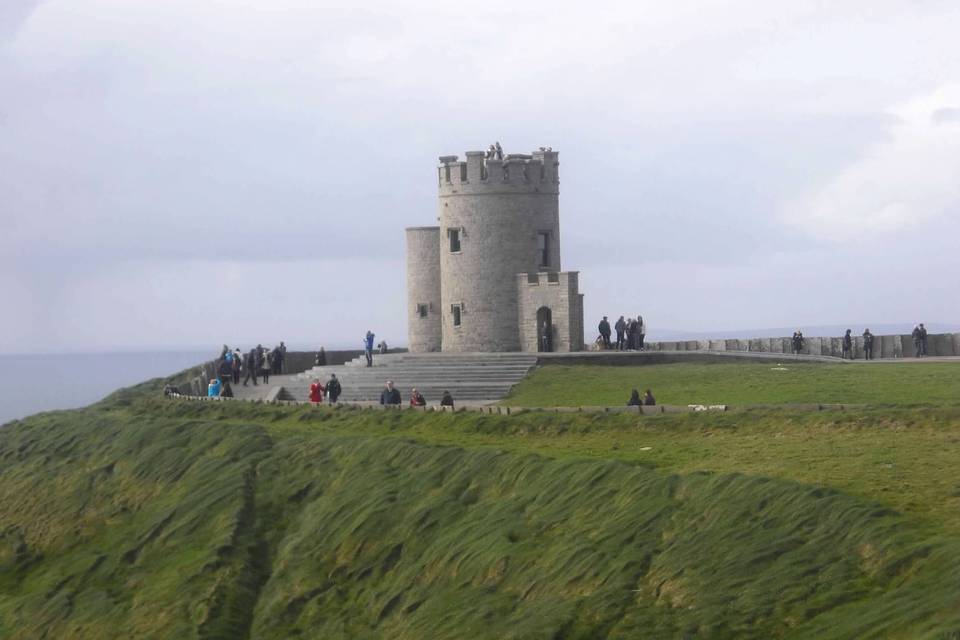 Castle at Cliffs of Moher