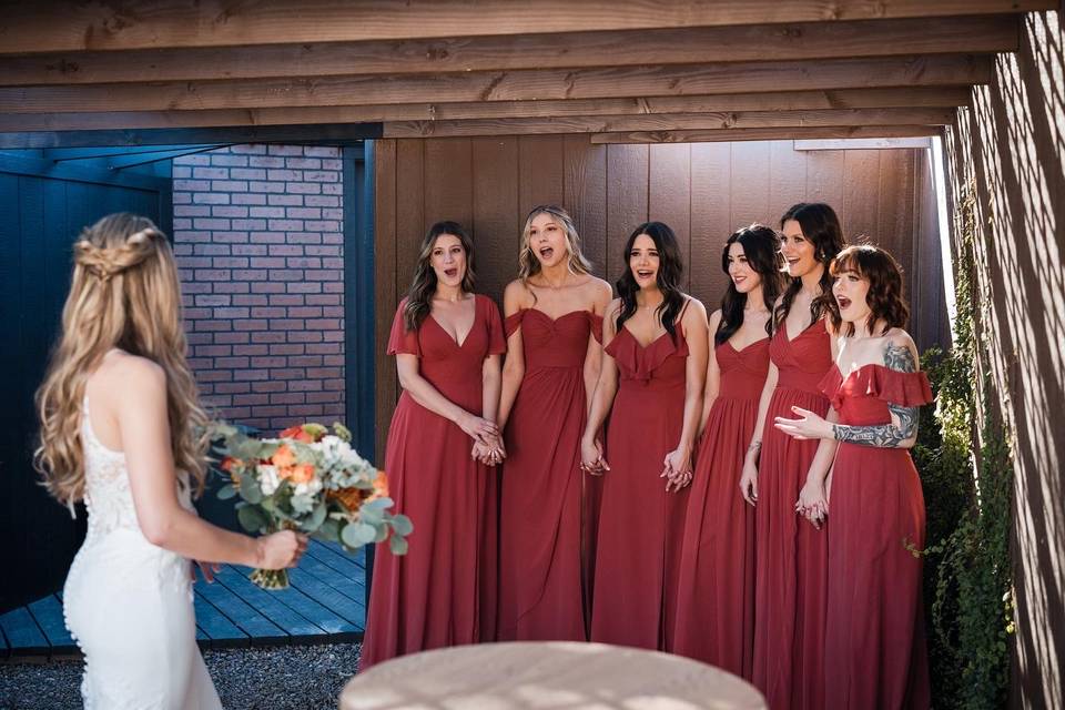Bridal Party First look