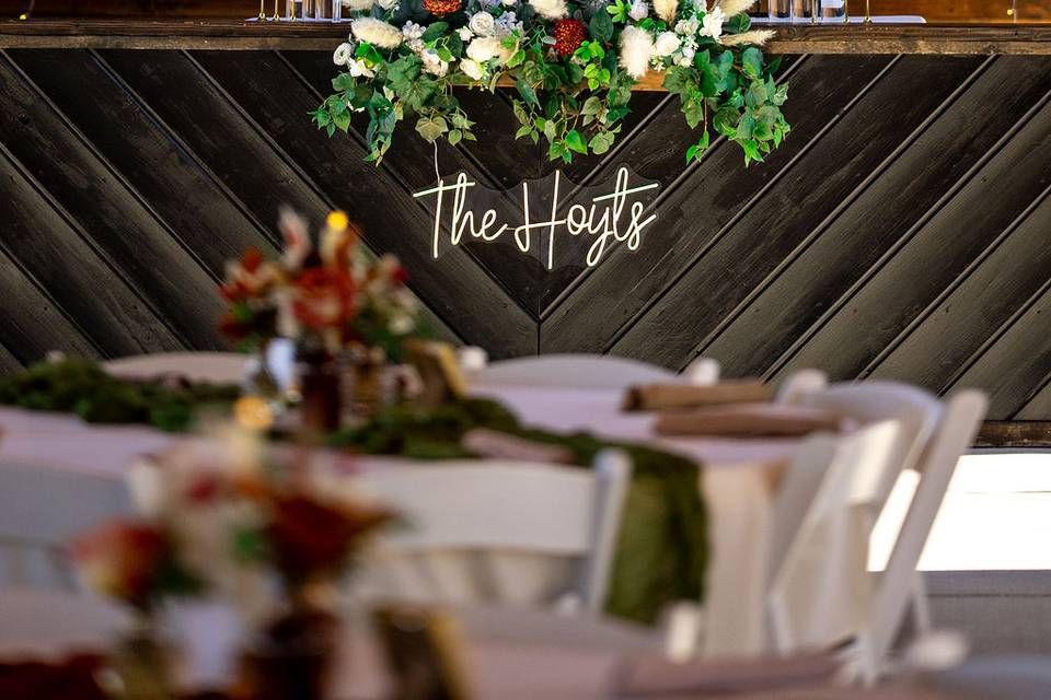 Long table options