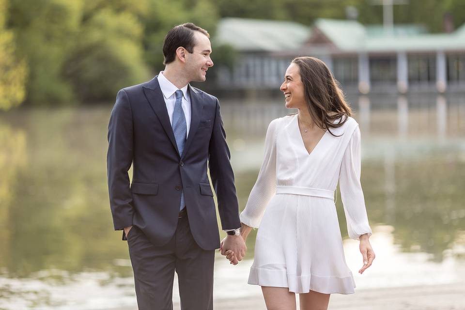 Central park engagement