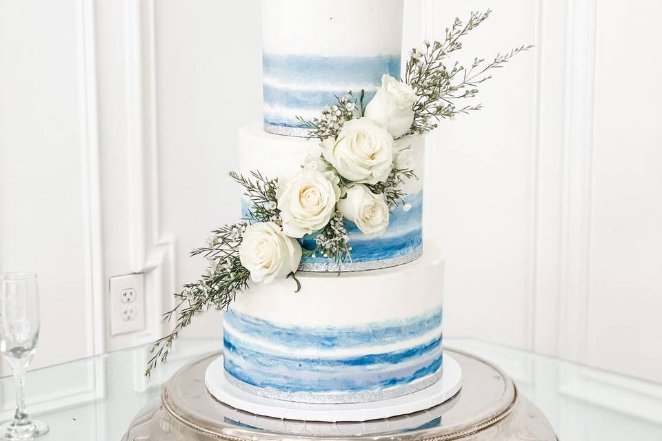 Dolce designs watercolor cake