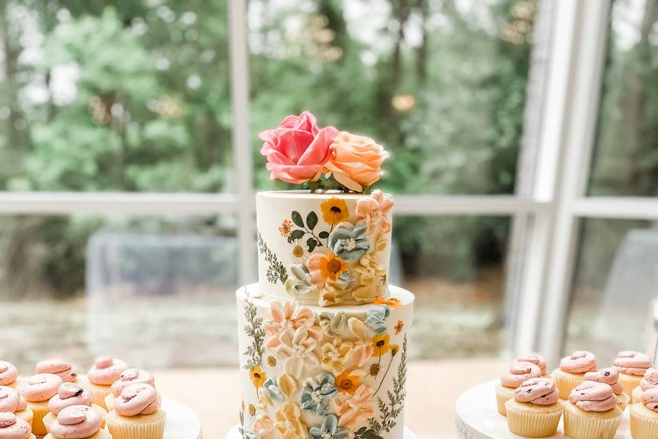Boho dessert table
