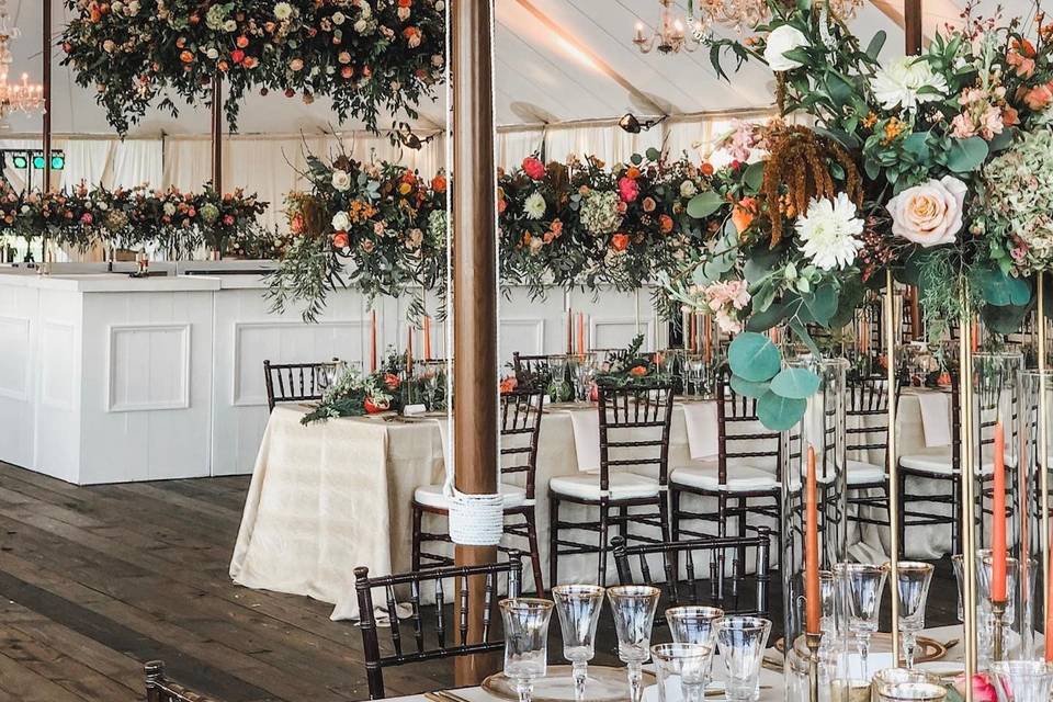 Hanging Floral Installation